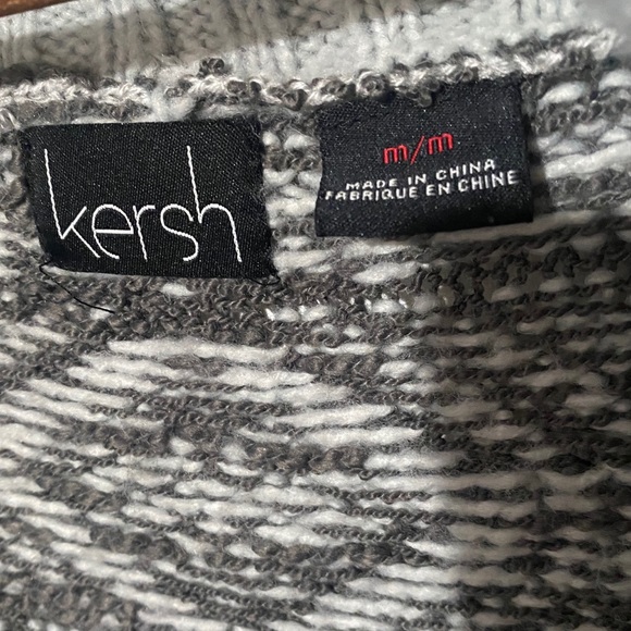 Kersh Geometric Print Long Cardigan Sweater M - Picture 5 of 7